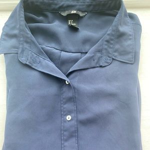 H&M Sleeveless Transparent Blouse